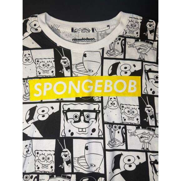 Nickelodeon Other - Nickelodeon SpongeBob Men’s L Black/White Graphic T-Shirt